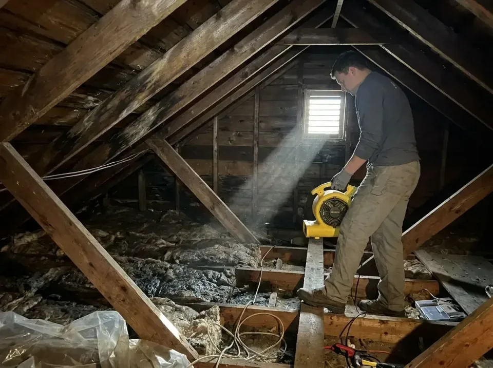 attic-water-damage-drying-proc-007 — frequently asked questions, Emergency Water Extraction & 24/7 Flood Response in Middle…